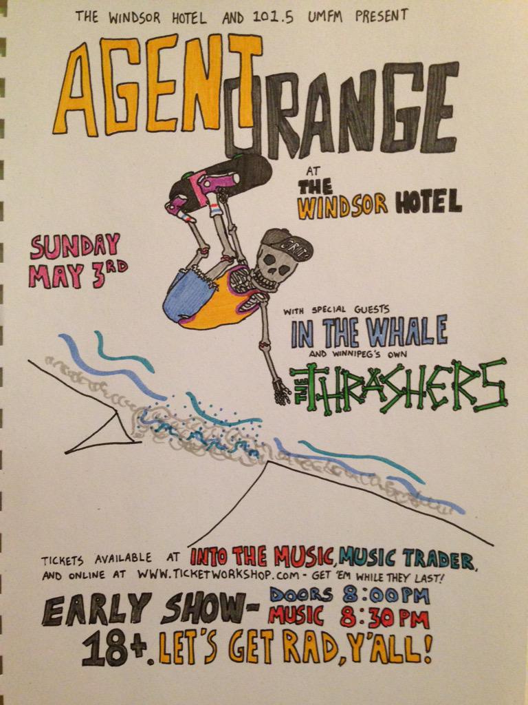 SUNDAY MAY 3RD- LET'S GET RAD AT <a href="/TheWindsorBlues/">The Windsor Hotel</a> W/ AGENT ORANGE!