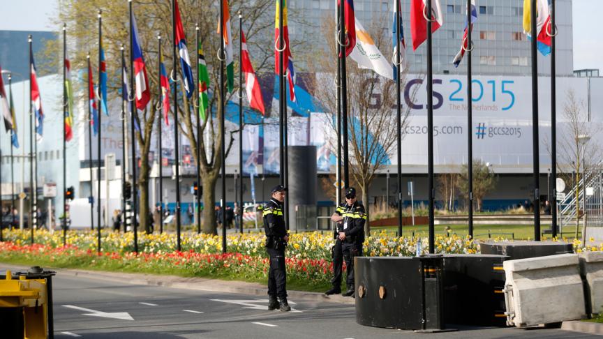 _Sjokie's tweet photo. #cybertop just started in Den Haag (The Hague), The Netherlands. Global Conference on Cyber Space. #GCCS2015 http://t.co/vWQtt1Ggvc