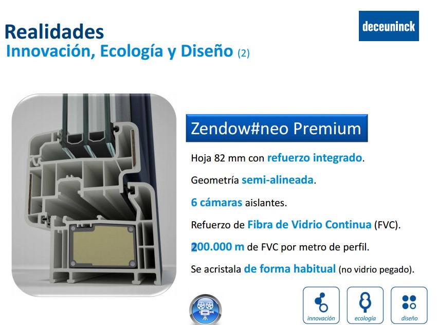 SUMUMPVC's tweet photo. Zendow #Neo Premium, la respuesta de @Deceuninck_ESP a las demandas del mercado #SumumDay http://t.co/RwQeP01Jf1