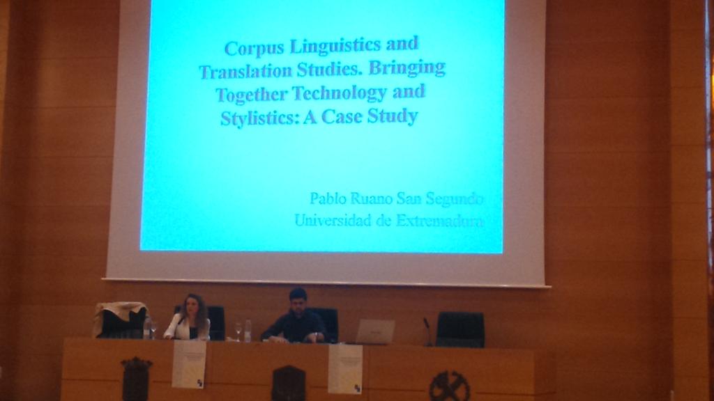 Pablo Ruano «Lingüística de corpus y traducción. Acercando tecnología y estilística: una caso práctico» #CyT2015