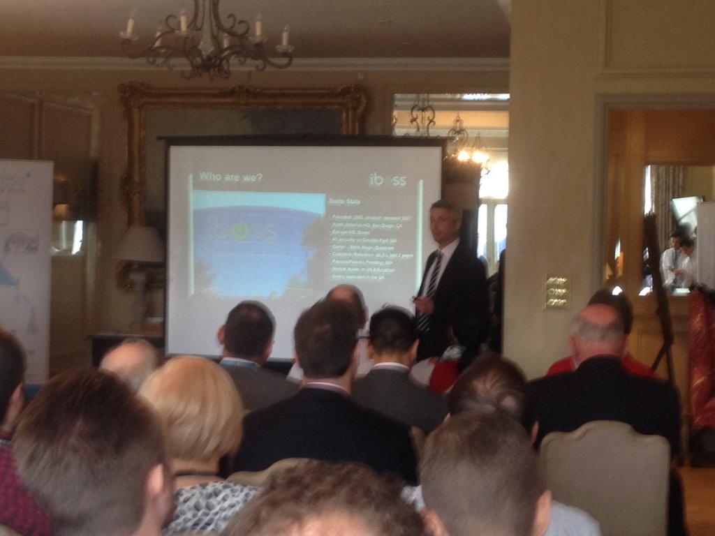 RobPurdicom's tweet image. Dan Coles talking iBoss to a packed crowd at the @Purdicom #WirelessPlus2015 roadshow.