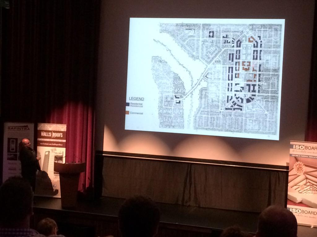 ScarabProjects's tweet image. Keynote speaker Gary White from GWA Architects. Designing around trees #aday