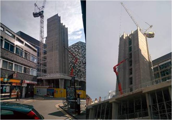 Spring progress of Office 3 at St Pauls..