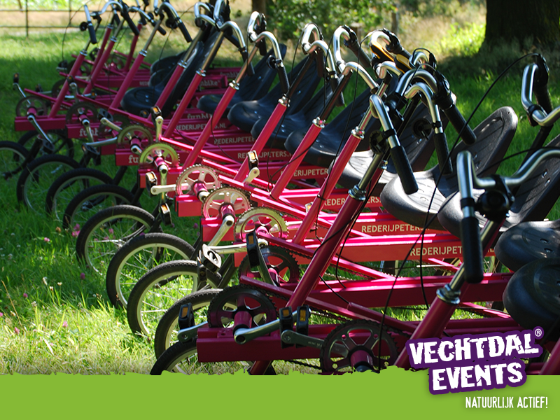 Fietsen met fun! Boek een funbike-tour voor € 12,50 per persoon!