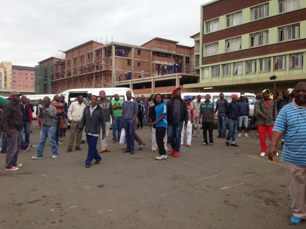 ewnreporter's tweet photo. #PeaceMarch is officially underway and growing as it moves through the city. Some hostility from taxi drivers. http://t.co/pqkJIcMUgN