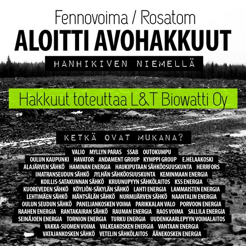 #Fennovoima ei ole jättänyt rakentamislupahakemustaan, mutta kiirehtii Hanhikivellä  jo metsää sileäksi. #ydinvoima