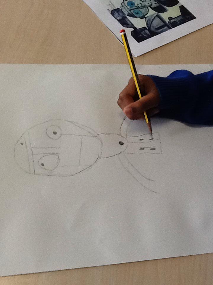 Mr O'Mara kindly helped us to make a modroc Iron Man this morning and we drew some amazing sketches <a href="/foxfield/">FoxfieldPrimary</a>