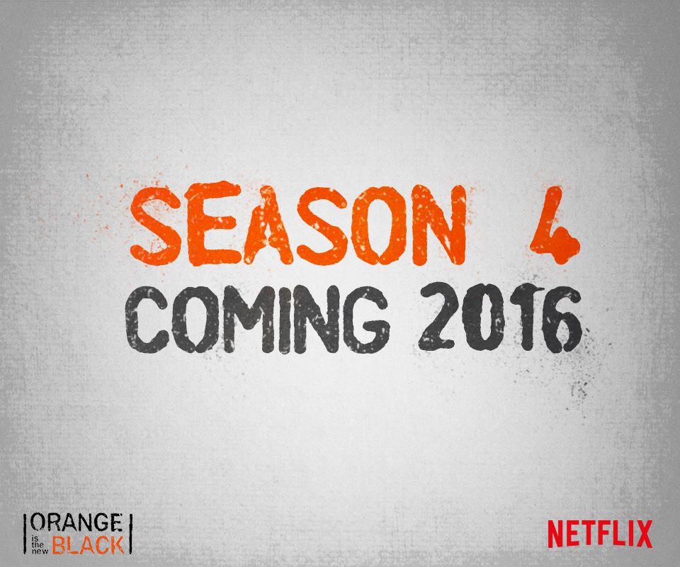 UKOITNB's tweet photo. Get Ready! Season 4 is coming your way in 2016 - @OITNB #OITNB http://t.co/jOdNtCWA0R