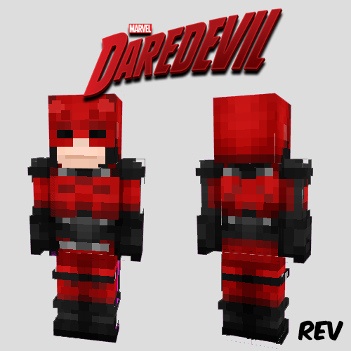 MineCraftFLL's tweet photo. RevChuckles21: Just finished watching Daredevil and loved it.
Was inspired to make a #Minecraft skin of him
Here's… http://t.co/iIt3VikEFF