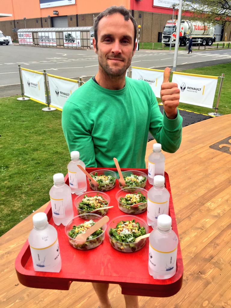 The finished product pasta with spring green &amp; olive oil pesto with chilli &amp; pistachio <a href="/JamiesFoodTube/">Jamie Parsons</a>