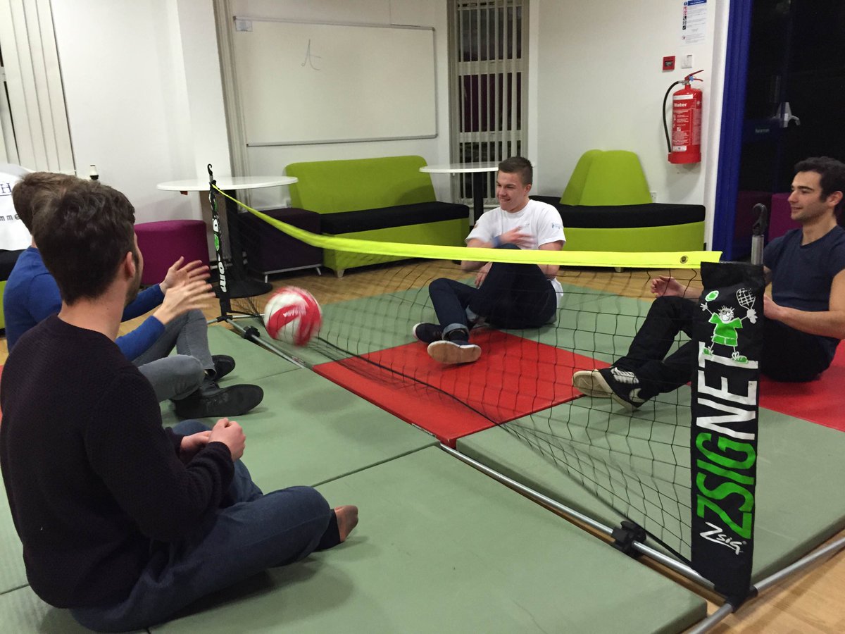 BathActive's tweet image. 'Top Up' Sitting Volleyball is back. But on a new day.... THURSDAYS.
Come along to the SU level 3 today at 7pm.