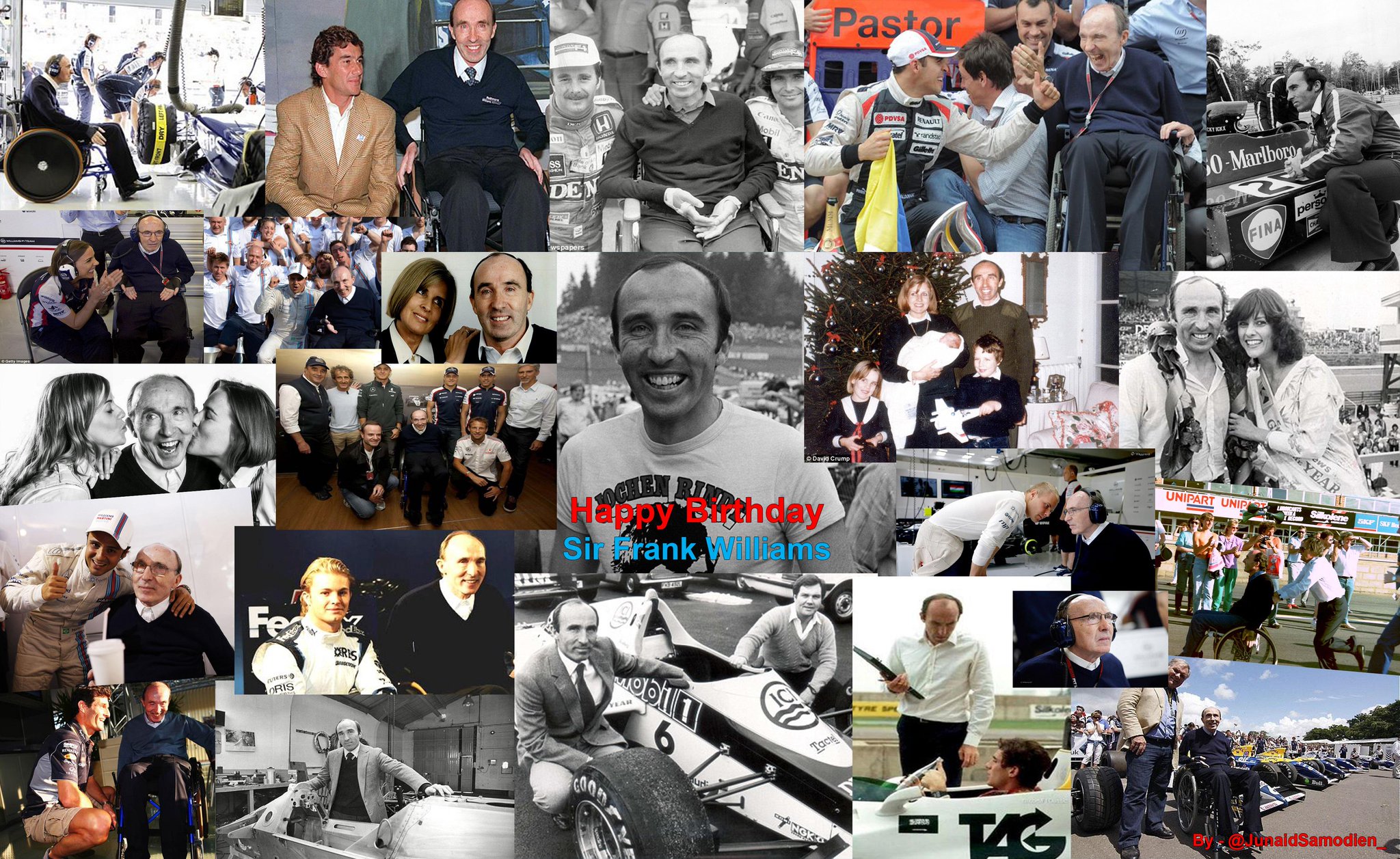 I would like to take some time out of my day to wish Sir Frank Williams a very blessed Happy Birthday! 