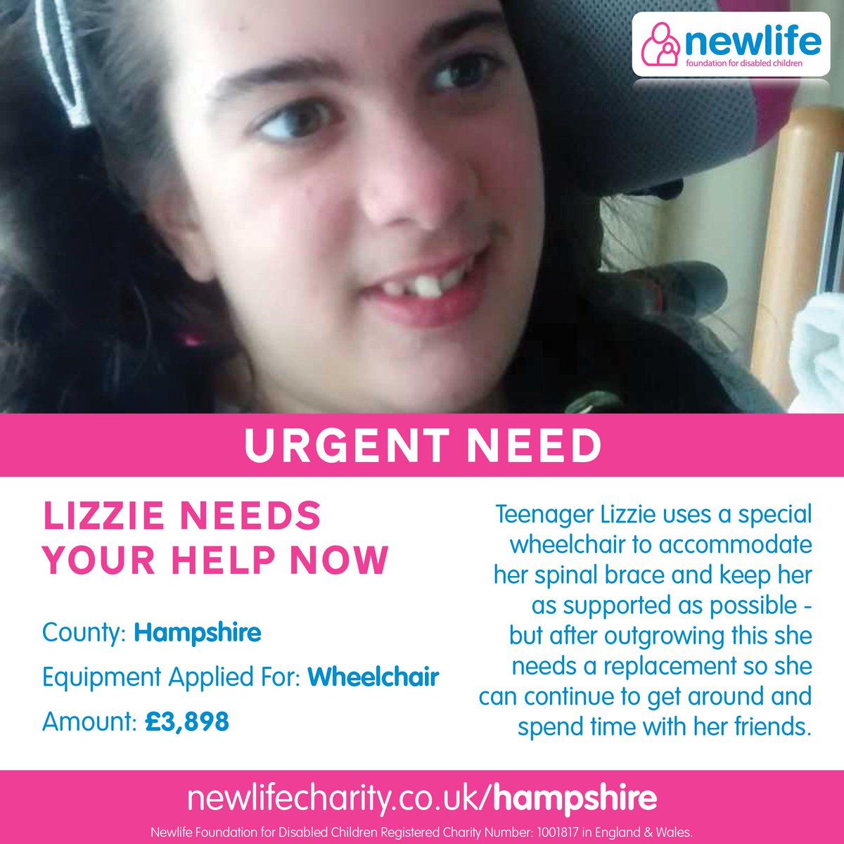 iphill8's tweet image. URGENT NEED! #Hampshire Lizzie needs your help now. newlifecharity.co.uk/hampshire 
⊕I-donate-my-voice.For-additional.info/click-the-link…