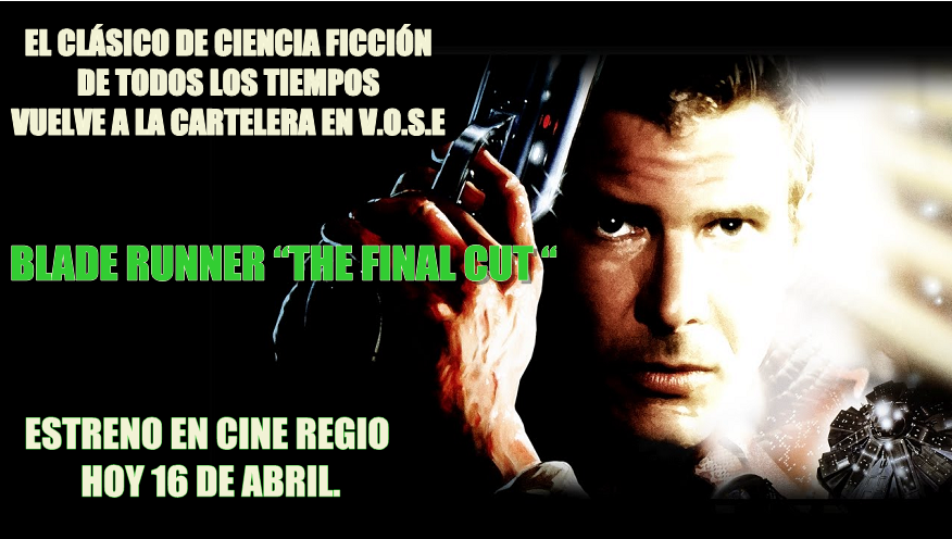 No te pierdas la versión definitiva del director. Hoy a las 19:30h y 22h