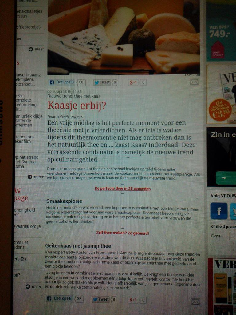 Wat een geweldige mooie combi!
Verrassend en lekker!