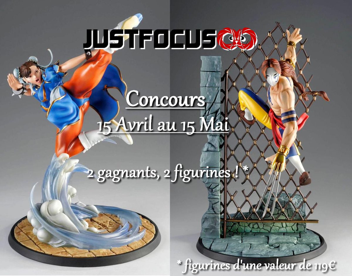 JustfocusGames's tweet photo. #concours #JFGames lancé ! Deux figurines de Street Fighter sont à gagner !  http://t.co/jwT0woCXMd http://t.co/Of7RFI8kcm