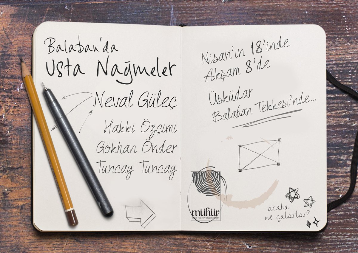 18 Nisan Ctesi 20:00'de "Usta Nağmeler"de #NevalGüleç'i dinlemek için <a href="/BalabanTekkesi/">BalabanTekkesi</a>'ndeyiz. Meraklılarını bekleriz.
