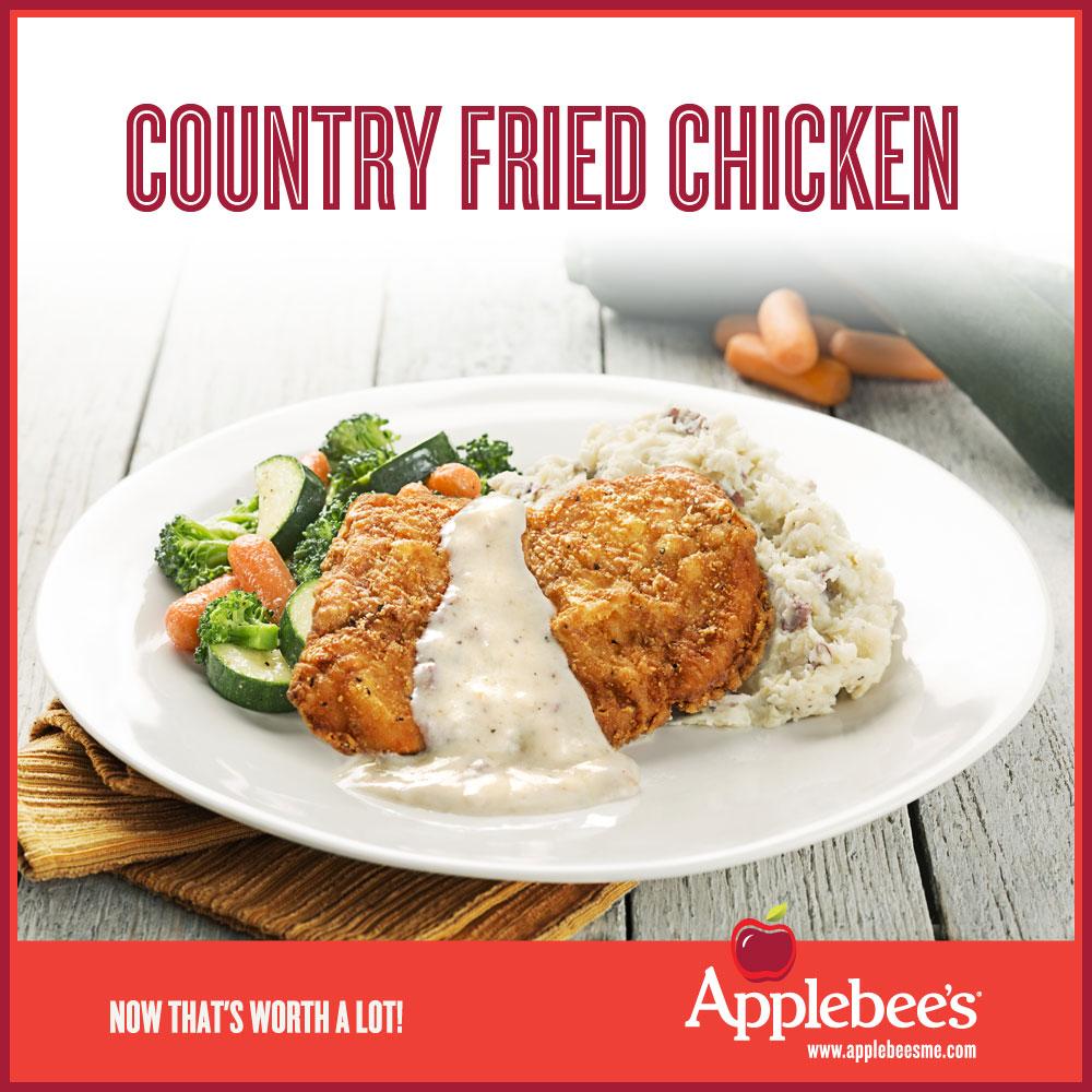 Applebee S Qatar On Twitter It S Time Of Chicken Meals Country Fried Chicken Is Your Choice Http T Co 1jzbcb9bdz