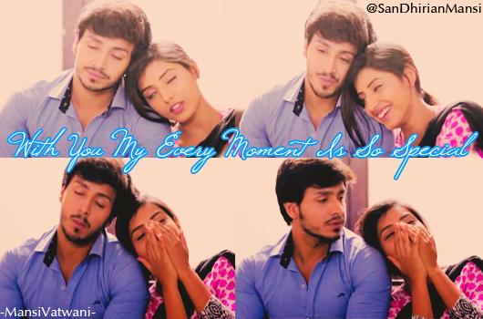 SanDhirianMansi's tweet photo. @ChannelvIndia #BestSaddaHaqMoment There were so many but I made edits on these 4! Loved these moments... *__* http://t.co/yTwaE2Y805