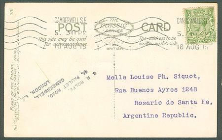 #WW1 A postcard showing the flag of Viceroy of India with a poem in praise of the Indian soldiers who fought in WW1.