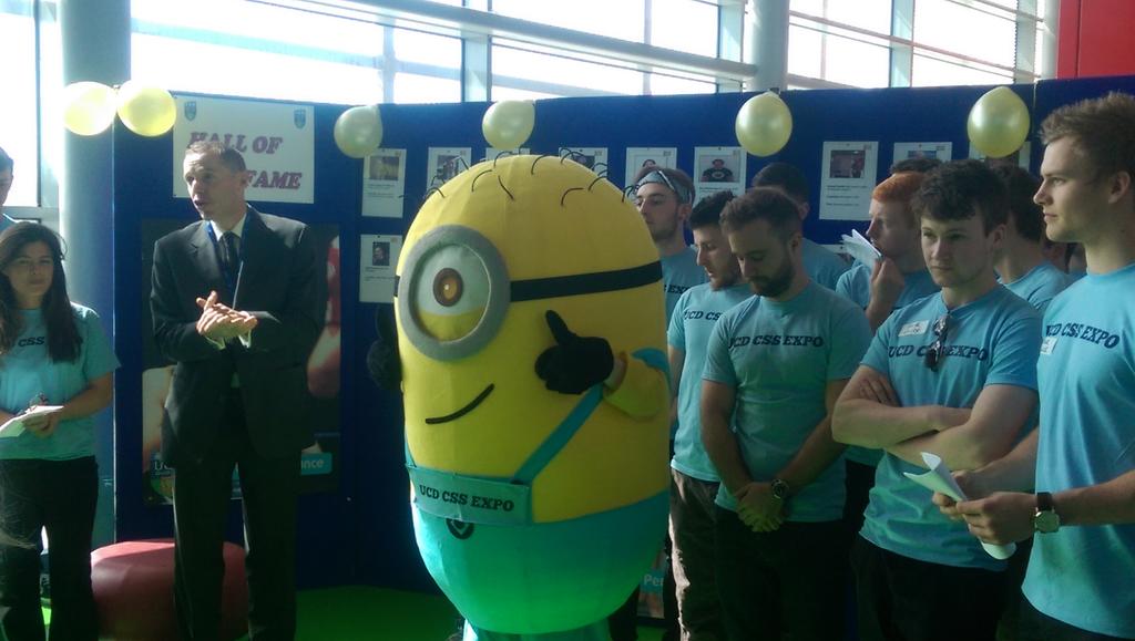 DrTaraM's tweet photo. #ucdcssexpo launched with @seamuskelly7 Congrats to Stage 2 students for organising great event @ucdcssexpo http://t.co/KpGWGTTH68