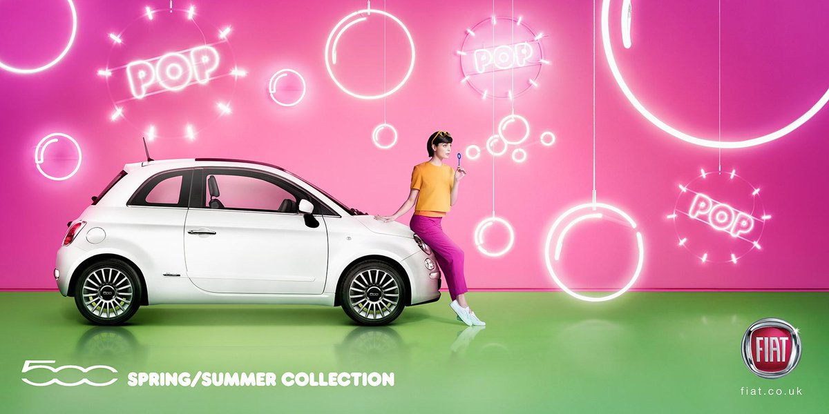 NEW <a href="/FIAT_UK/">FIAT UK</a> ADVERTISING - maxoppenheim.com/news/fiat-pop-… #photography #advertising #Pop
