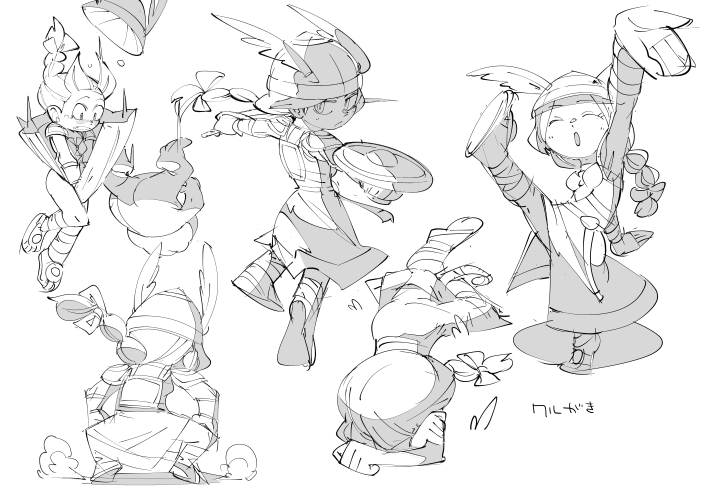 お絵かき:ワル動き 