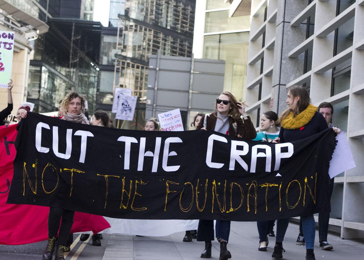 i_D's tweet photo. Follow #OccupyUAL as it reaches its climax on the streets of London: http://t.co/AoH0a7pS6i http://t.co/p1VDOXtQsE