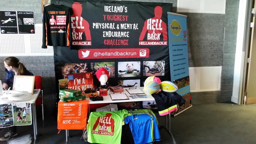 RuthyMcD's tweet photo. Great day here @UcdCssExpo Come &amp; visit me @HellandBackRun and @tagrugby stand in the Red Room #freejaffas @ucddublin http://t.co/VtIOwuA1NM
