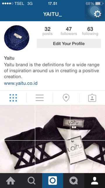 Follow instagram kita untuk lihat koleksi terbaru ☺️