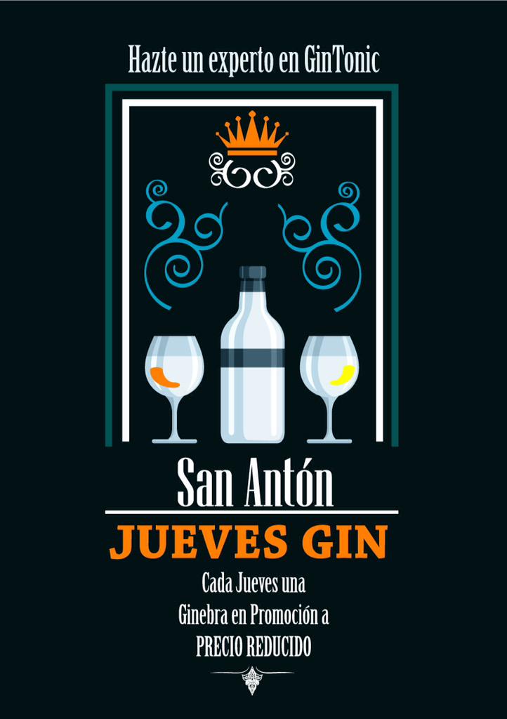 pubsananton's tweet photo. Hoy en Jueves Gin tenemos Botanic Premium a 5€!! Ven a disfrutarla con tu pareja y/o amig@s http://t.co/hYiu9glyRg