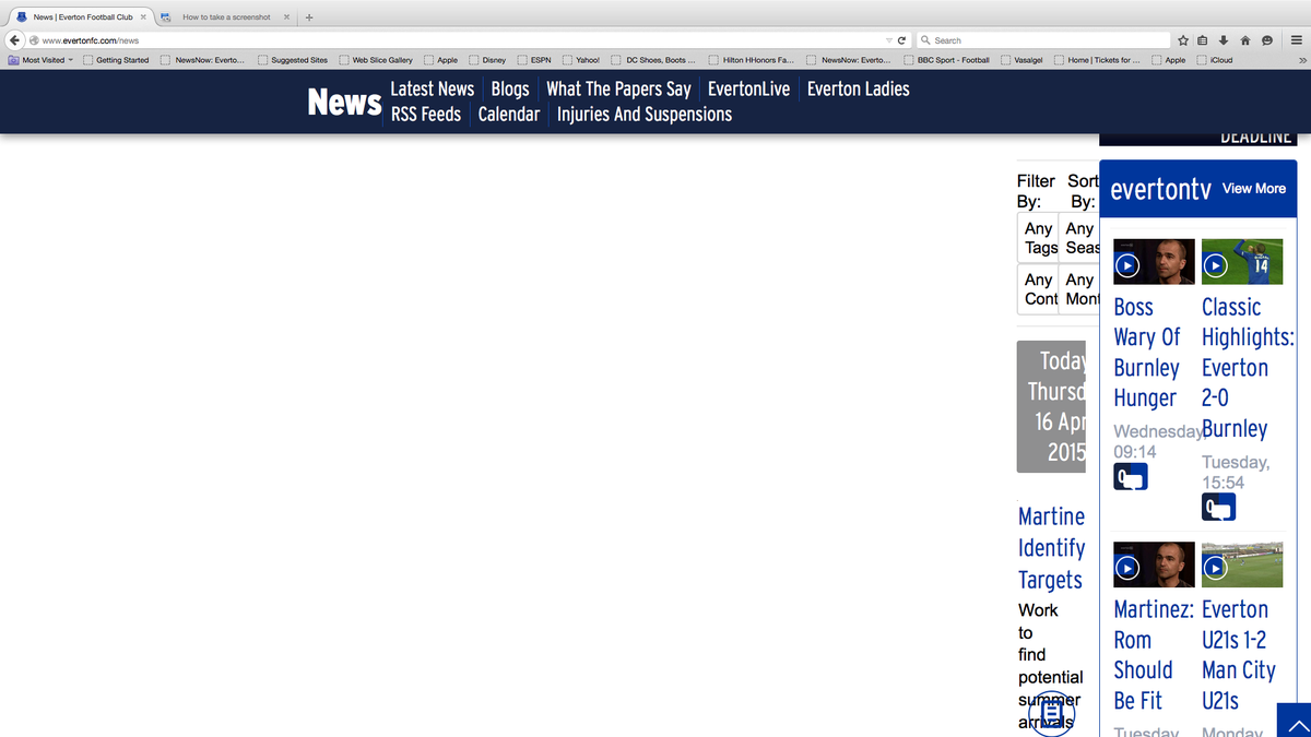 alyntwilliams's tweet photo. @Everton hi, i mentioned the other day about an issue i'm having on a mac with the website. Firefox is the same?! http://t.co/tZdPepToxy