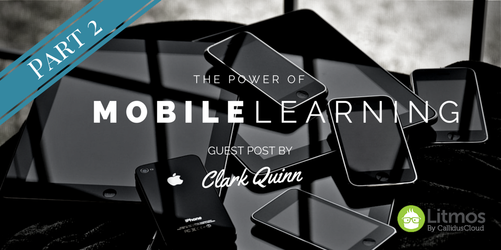 Litmos's tweet image. The Power of Mobile Learning - Part 2 - by @Quinnovator ow.ly/LFBzW #mlearning #mlearncon