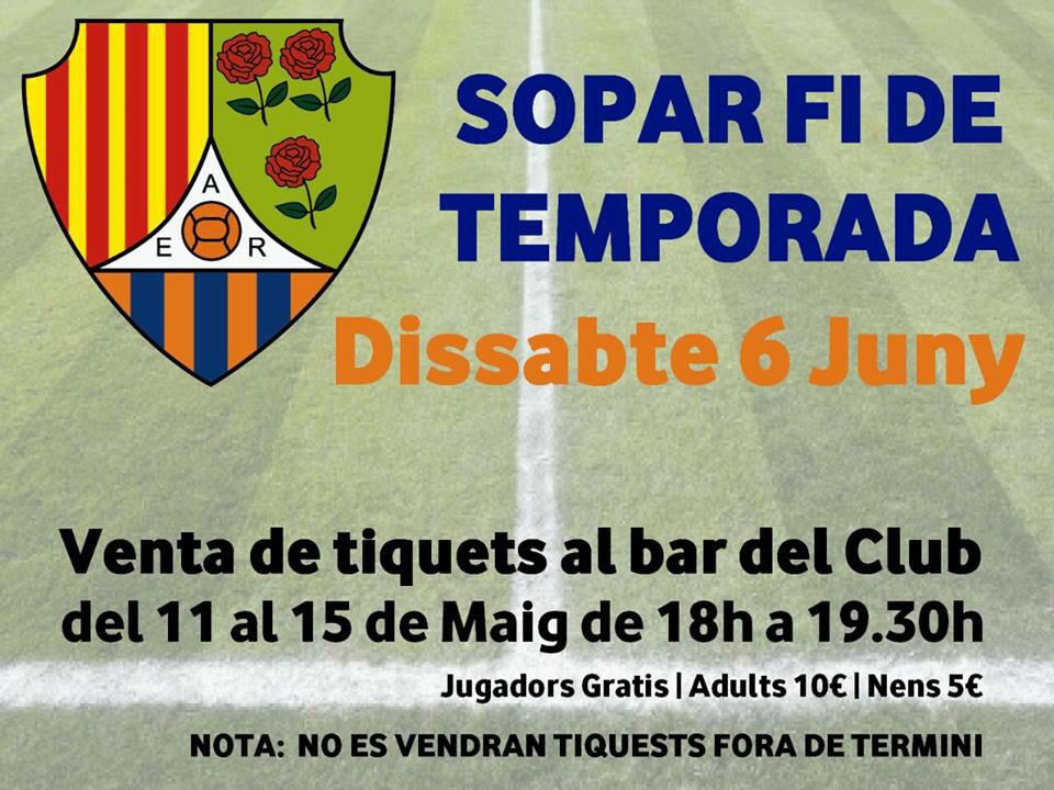 Sopar final de temporada: