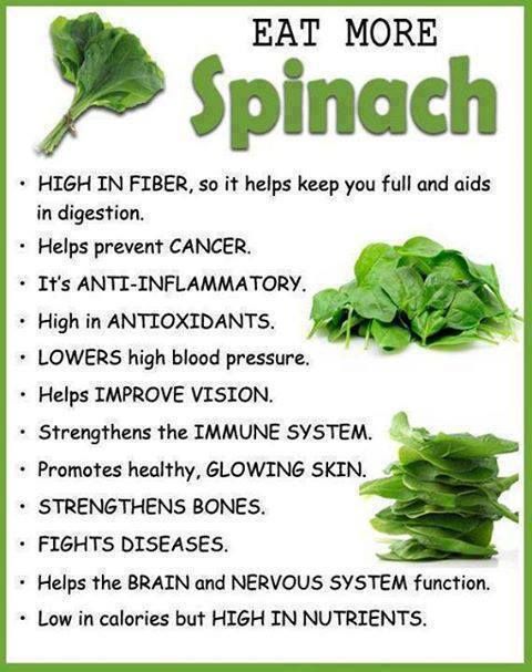 #Spinach is one of our favorite super foods. As if you need a reason to eat it... #healthtip #fitness
