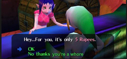 Way to pervert a classic Zelda moment #legendofzelda #nintendo