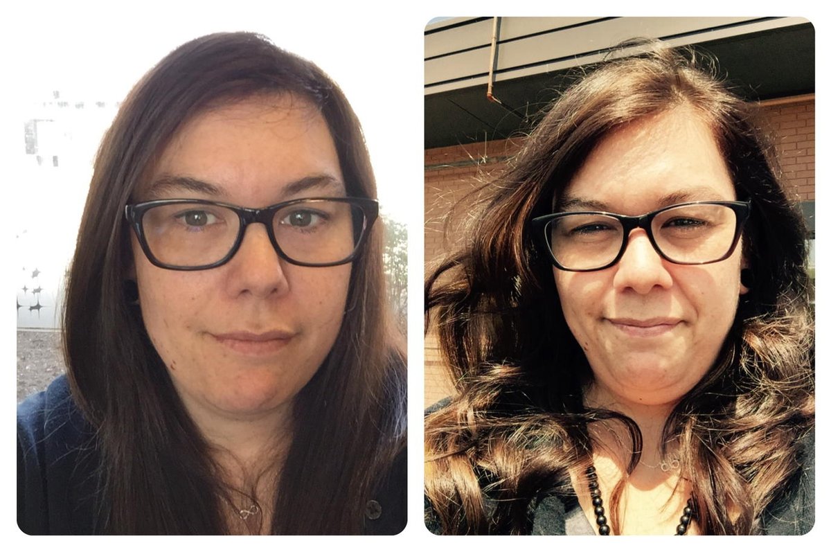 makeshiftadult's tweet photo. Before | After #morecaramel #ShineSalon via @frametastic http://t.co/HqBgSgMP16 http://t.co/J4hO6gaQOl