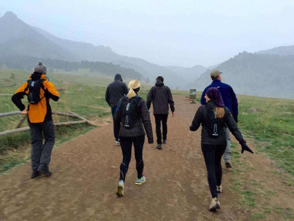 tperzyk's tweet image. 630a. Hike. Snow. Dogs. Selfies. 
#TwitterBoulder