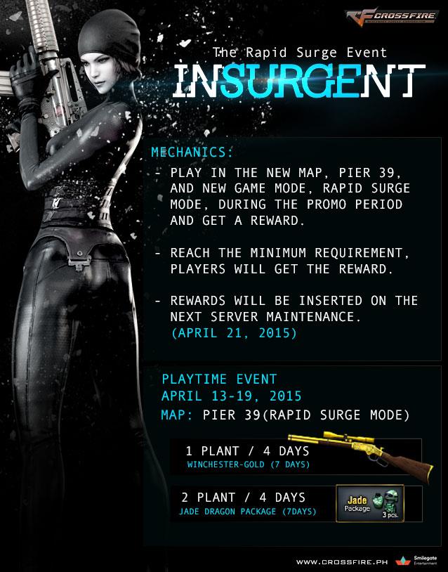klok134's tweet photo. @Crossfire_PH - #CrossfireRocks Playing CrossFire Rapid Surge Mode Mission And For inSURGEnt For Jade Dragon Package http://t.co/eoNJbbbp7f