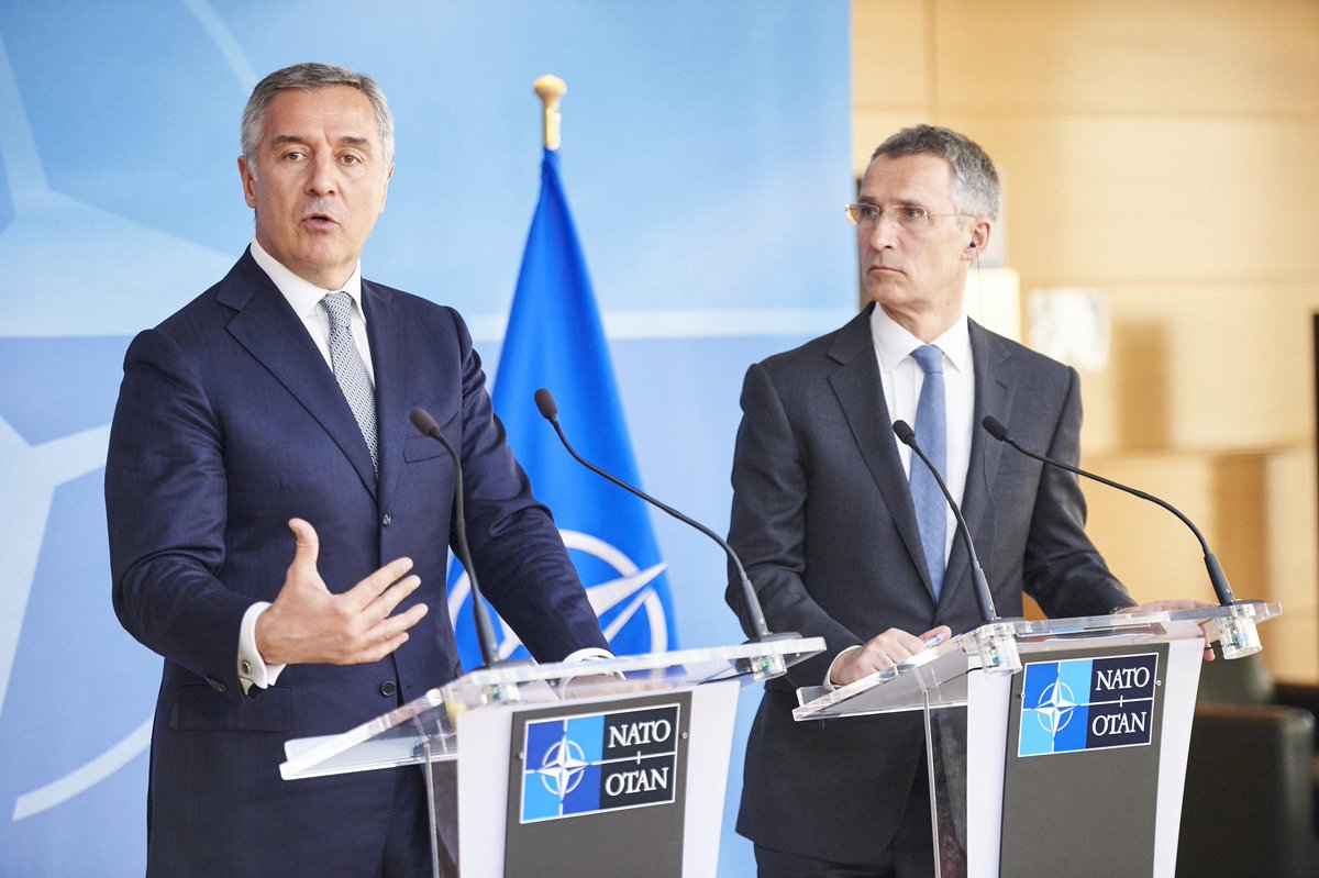 UKNATO's tweet photo. Find out more about #Montenegro PM Djukanovic's visit to #NATO yesterday here http://t.co/DlgUlv6sul @UKinMontenegro http://t.co/XozRQamWp5