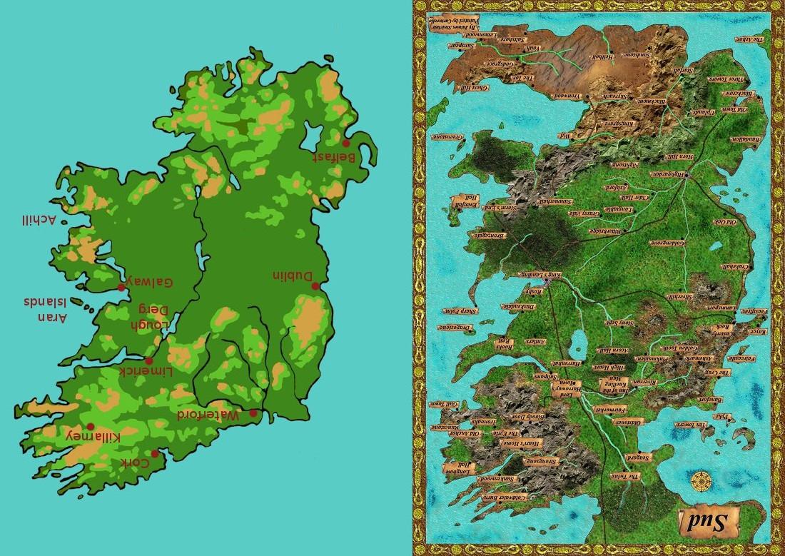 Why the south of Westeros is the north of Ireland - Big Think