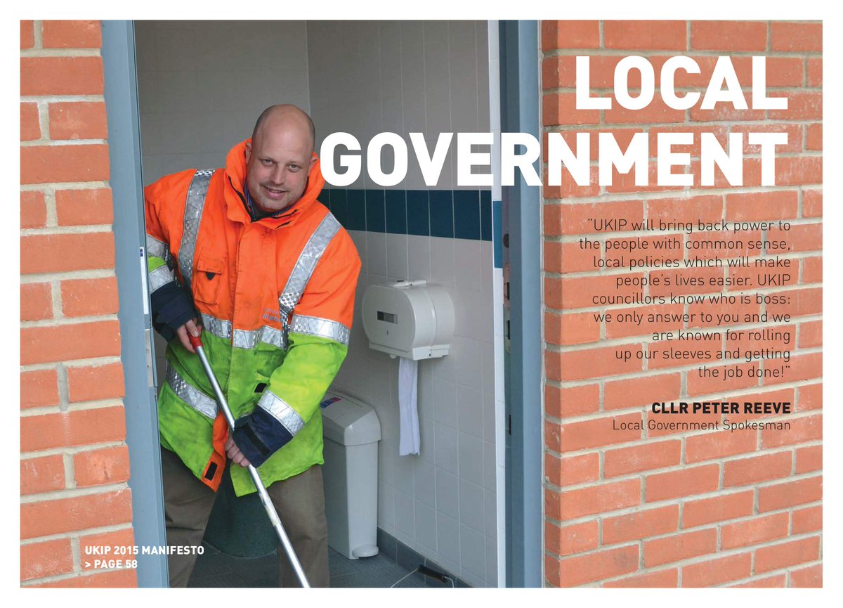 CliveMUKIP's tweet photo. "@UKIP: UKIP will bring back power to the people with common sense, local policies - @UKIPLocal #UKIPManifesto http://t.co/ZYYnbvbgXV"