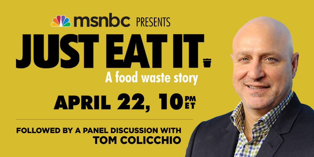 Got plans for Earth Day (April 22)? Make sure they include checking out the premiere of <a href="/JustEatItFilm/">Just Eat It</a> on <a href="/msnbc/">MSNBC</a>!