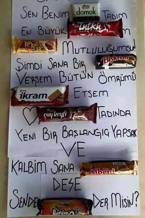 Yok ben kağıdın üstündekileri alsam ?