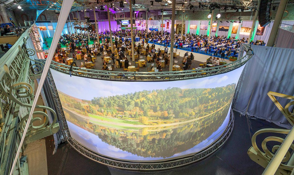 TheRDS's tweet photo. @Failte_Ireland made great use of RDS space for #Meitheal2015 &the launch of Ireland’s Ancient East! @DublinMeetings http://t.co/qOGTD7dmt2