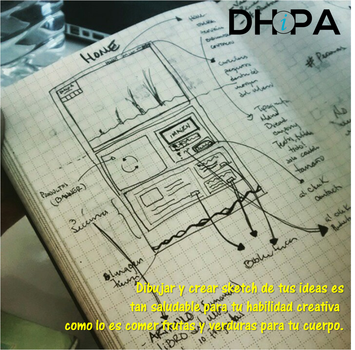 DHiPAOficial's tweet image. Sketch nuestra Página web dhipa.com.mx #howtogenerateideas #GraphicDesign #graphicdesignformula #SketchClub