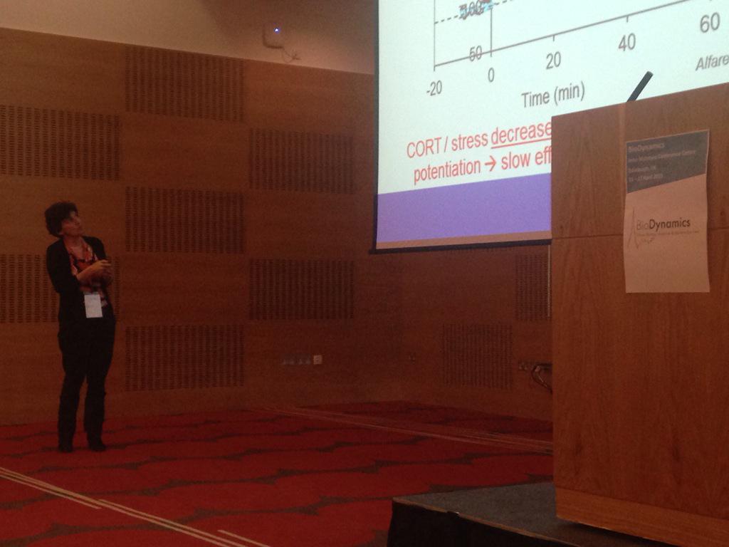 JT_Running's tweet image. Marian Joels &quot;Stress and the brain&quot; #BioDynamics2015 day 2 #stress #brain