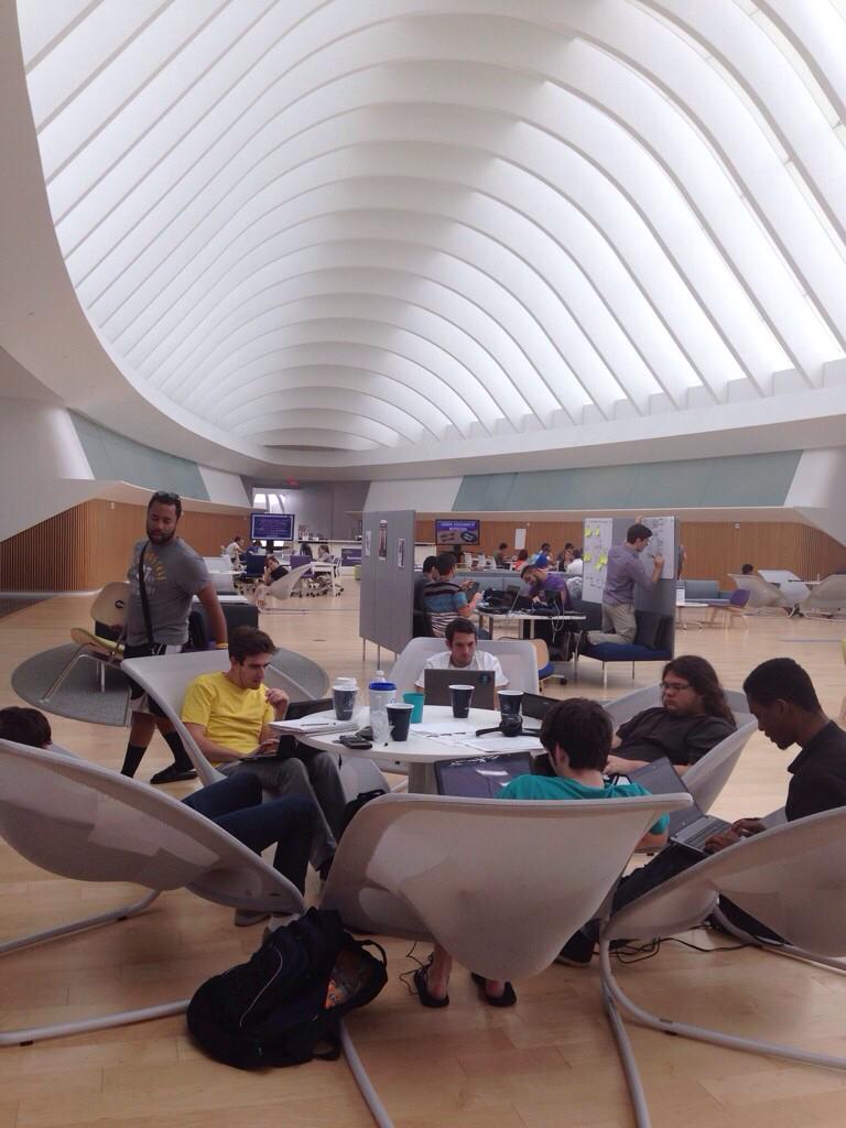 FlagshipSG1's tweet photo. Big stuff in the works @FLPolyU #hackathon #flpolyhack work day @IBMBluemix @lenovo http://t.co/v0zEcGPeC5