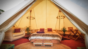 Sleep tight on our memory foam mattresses, start the day right with a delicious breakfast and refuel in our Tipi Bar