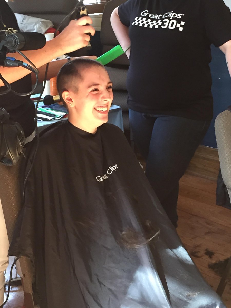 One our new bald beauties!! TBAB begins again today at 4pm in LaFortune Student Center!